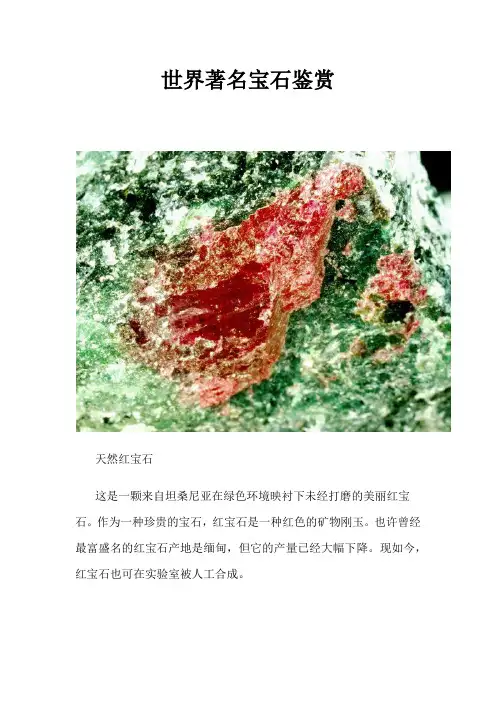 世界著名宝石鉴赏