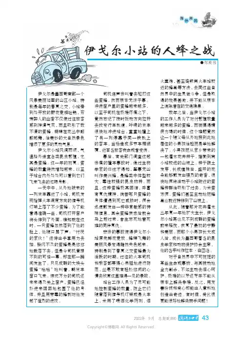 伊戈尔小站的人蜂之战