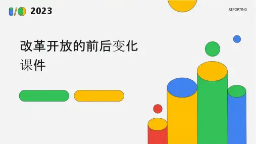 改革开放的前后变化课件
