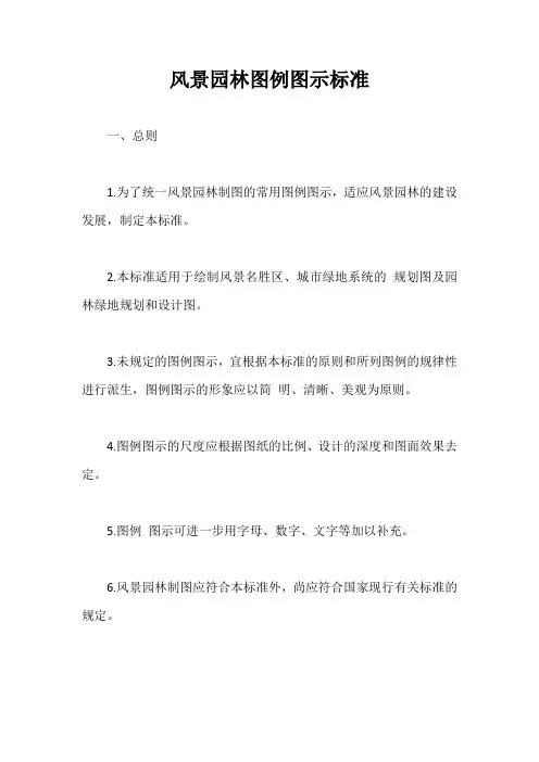 风景园林图例图示标准【最新版】