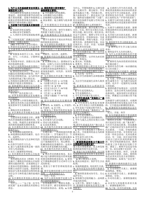 走进新课程(缩印版)精华版