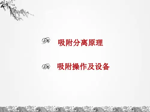 化工原理  吸附PPT幻灯片