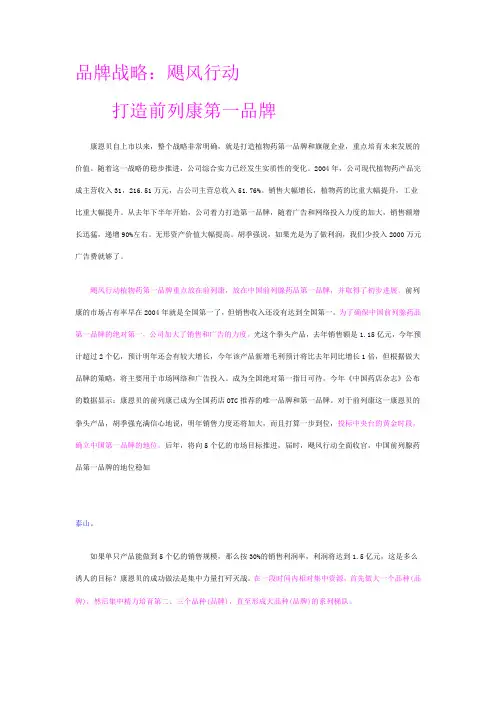 品牌战略