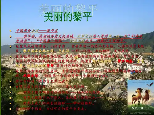 美丽的黎平