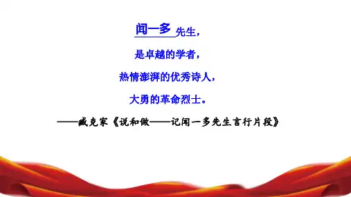 《最后一次讲演》ppt课件