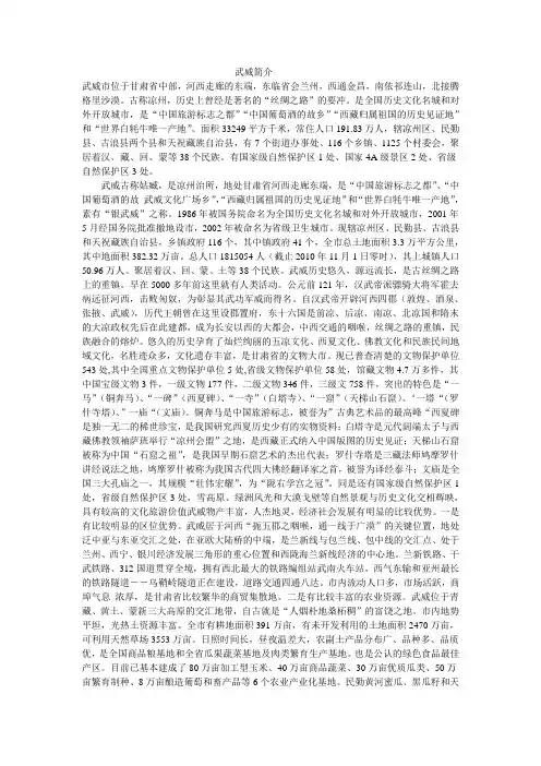 武威旅游介绍8