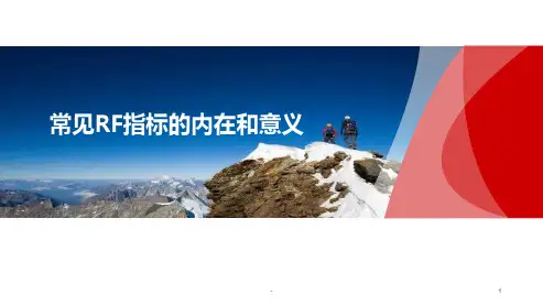 常见RF指标的内在和意义PPT课件