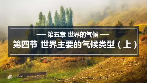 5.4.1 世界主要气候类型 课件 2024-2025学年湘教版七年级地理上册.ppt