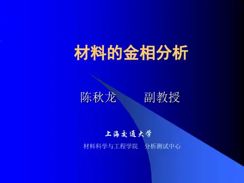 金相分析