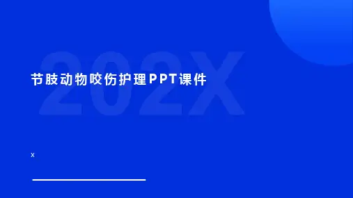 节肢动物咬伤护理PPT课件