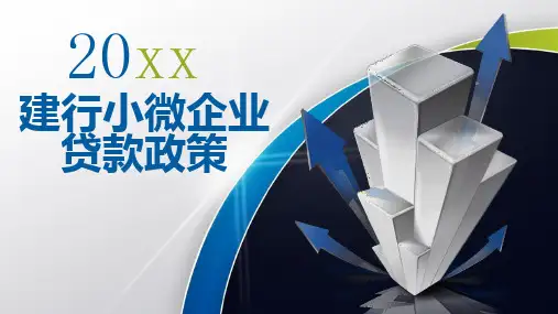 建行小微企业贷款政策
