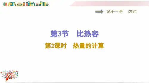 人教版九年级物理上册《13.3.2热量的计算》课件
