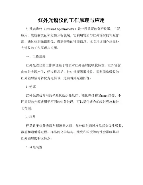 红外光谱仪的工作原理与应用
