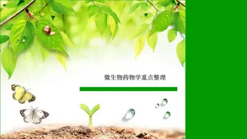 微生物药物学重点整理
