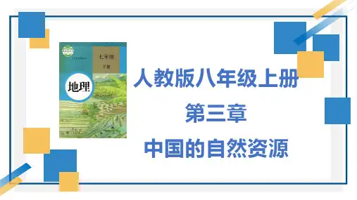 2024年中考地理复习课件：中国的自然资源