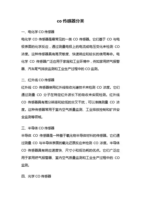 co传感器分类