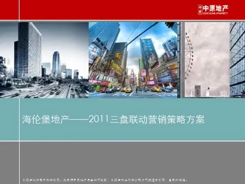 地产三盘联动营销策略方案(PPT 168页)