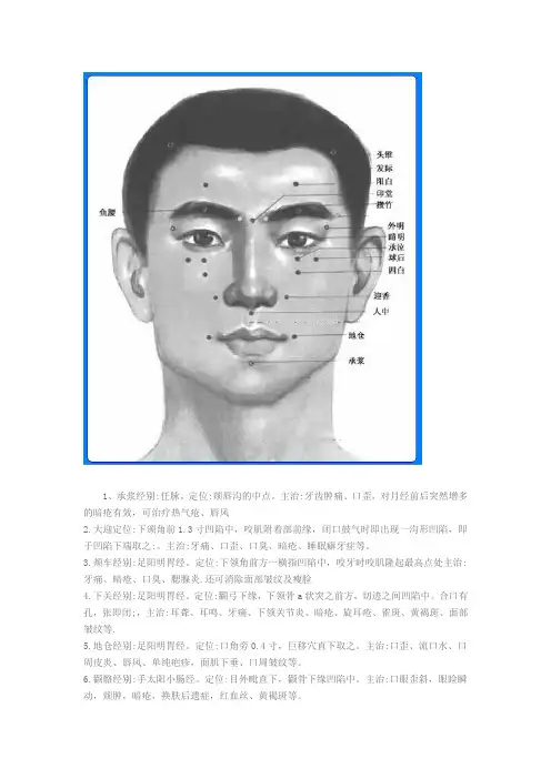 面部刮痧