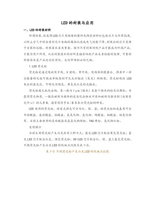 LED的封装与应用