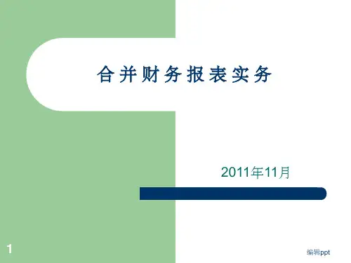 《合并报表实务》PPT课件