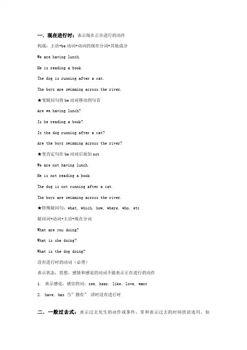 小学五年级下英语语法总结