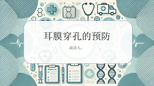 耳膜穿孔的预防PPT