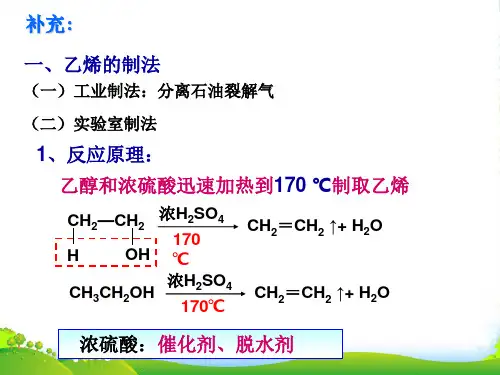 人教版高中化学必修二课件：3.3乙烯 (共10张PPT)