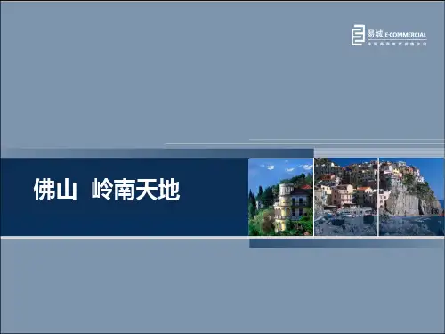 广东佛山岭南天地案例研究报告(33页)PPT课件