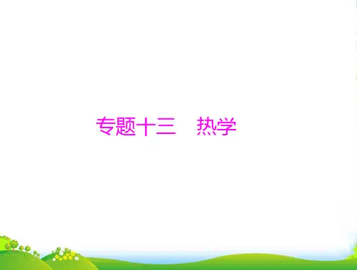 高考物理一轮复习 专题十三 第1讲 分子动理论内能课件