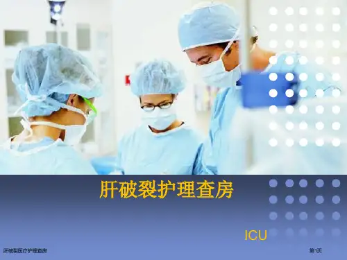 肝破裂医疗护理查房