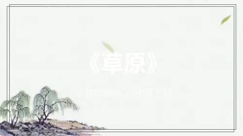 《草原》课件(共21张PPT)