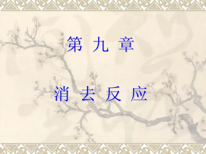 [理学]9第九章消去反应