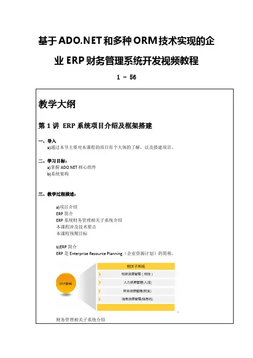 企业ERP财务管理系统带源代码.doc