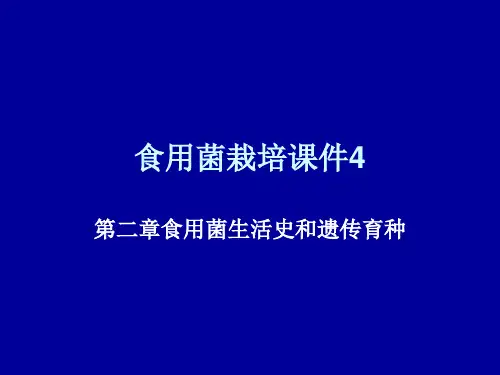 食用菌栽培课件4