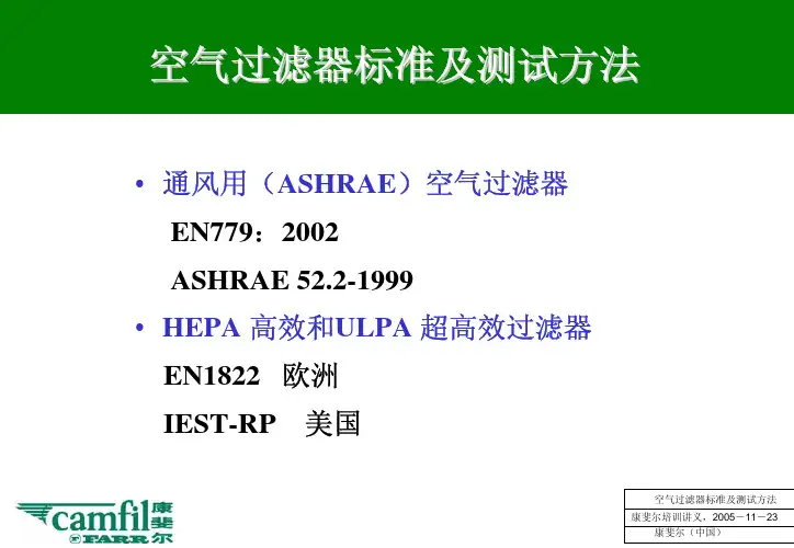 灰尘过滤器的测试和分级-4