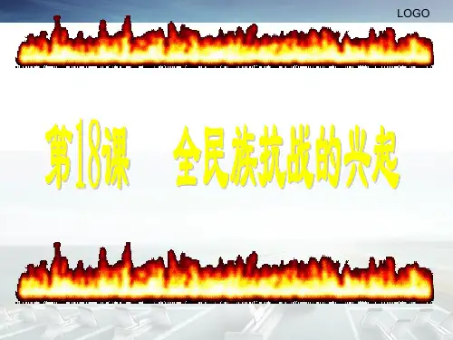 八年级历史上册 第18课《全民族抗战的兴起》课件