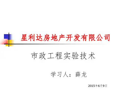 市政工程施工技术(道路)精选ppt