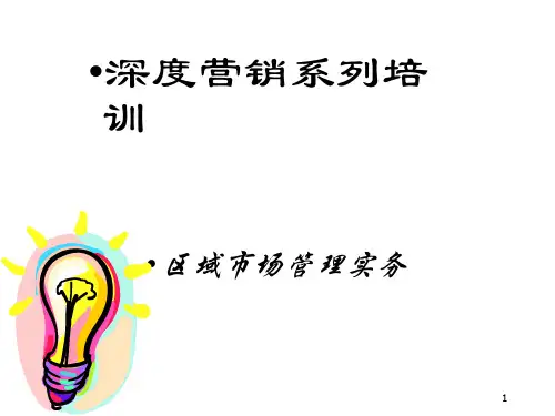 区域市场管理实务ppt