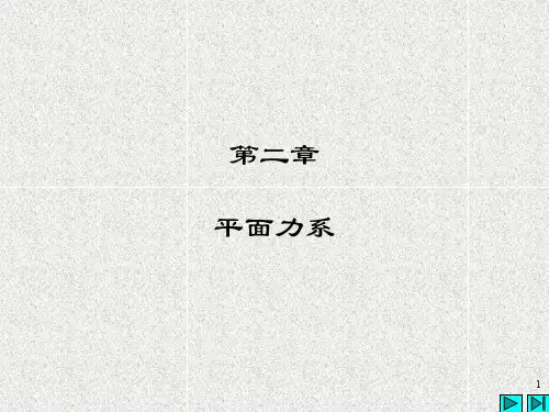 哈工大理论力学 I 第8版_02_平面力系