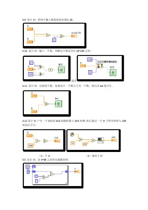 虚拟仪器习题答案