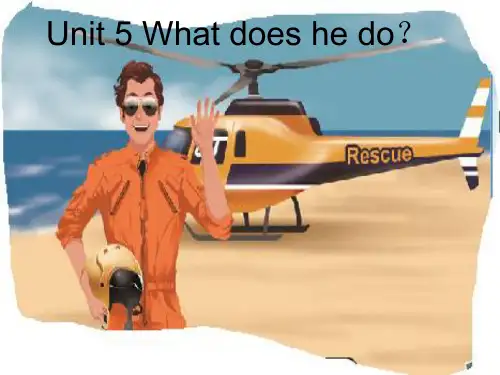新人教版(PEP)六年级英语上册Unit5 What Does he Do PartA_Let's_learn优质公开课课件.ppt
