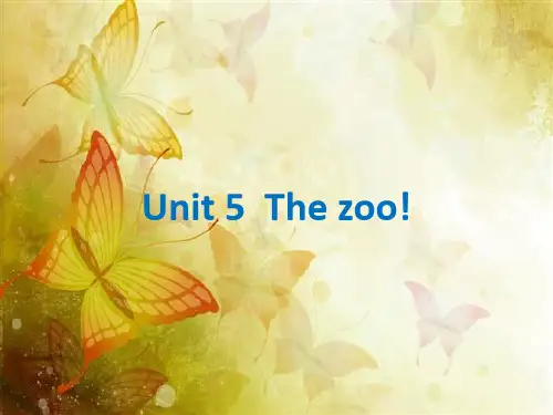 新概念英语青少版入门 A_Unit_5 The zoo!