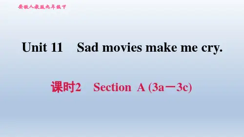 2020春人教版九年级英语下册课件-Unit 11-课时2 Section A (3a-3c)