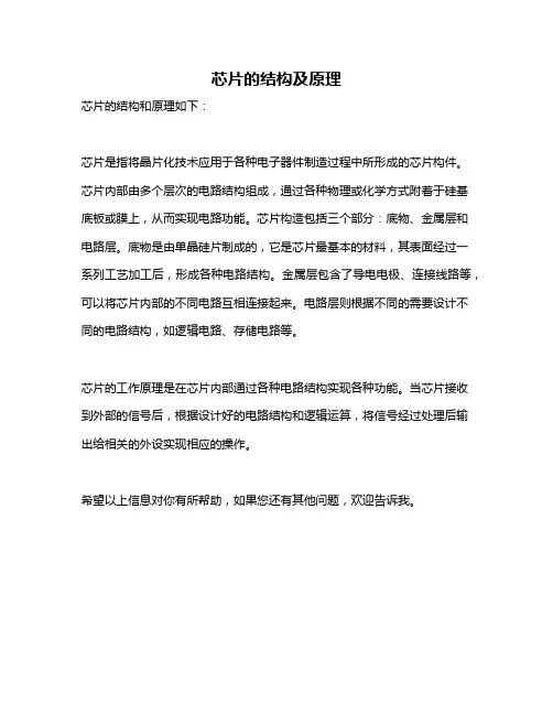 芯片的结构及原理