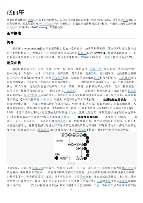 低血压