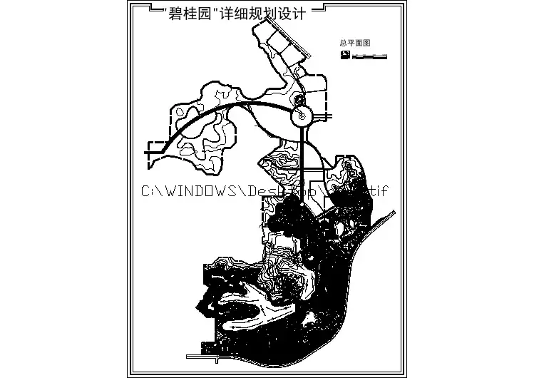 某地碧桂园小区详细规划设计平面图