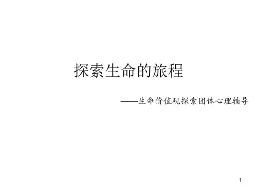 生命的旅程课件-高中心理健康