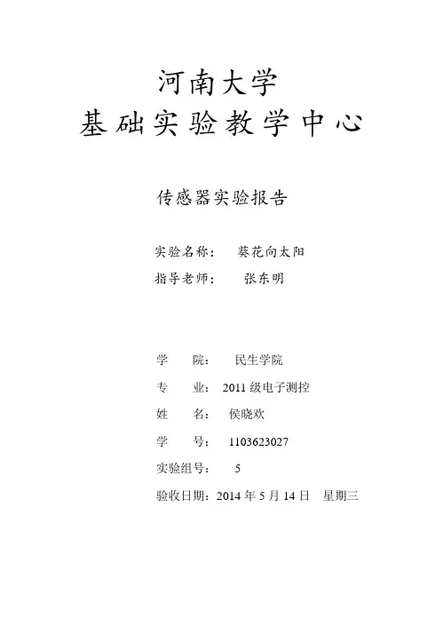 向日葵实验报告