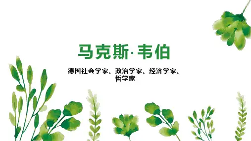 马克斯韦伯