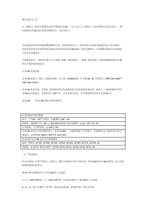 尼龙66的基本性质